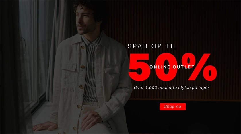 Online Outlet - spar op til 50%